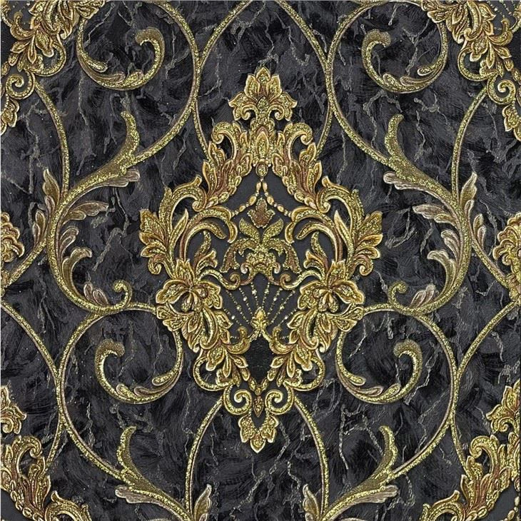 Damascus Wallpaper Sprinkled With Gold